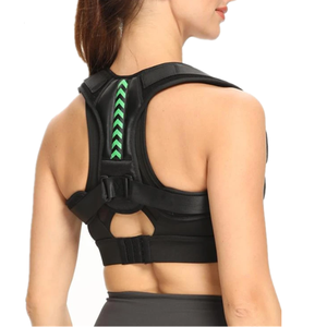 Soutien dorsal respirant <span class=keywords><strong>et</strong></span> réglable pour les épaules, attelle de maintien corporel pour l'amélioration de la posture <span class=keywords><strong>et</strong></span> le redressement des épaules au quotidien - Product Image 1