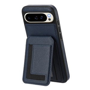 Cho Google Pixel 9 Pro XL 8 Pro sang trọng da từ tính 2 trong 1 có thể tháo rời thẻ Pocket lật Wallet trường hợp điện thoại - Product Image 1