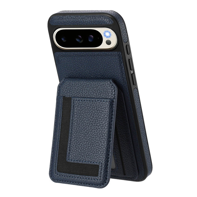 For Google Pixel 9 Pro XL 8 Pro Luxury Leather Magnetic 2 in 1Detachable Card Pocket Flip Wallet Phone Case
