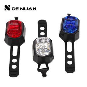 De Nuan <b>Bicycle</b> Rear <b>Light</b> Led Flash Waterproof Plastic Cycling Tail <b>Light</b> - Product Image 1
