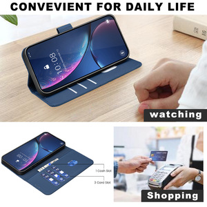 Étui de téléphone portable <span class=keywords><strong>avec</strong></span> portefeuille magnétique en cuir PU <span class=keywords><strong>avec</strong></span> porte-cartes pour Samsung Galaxy S26 S25 S24 S23 <span class=keywords><strong>S22</strong></span> Ultra - Product Image 5