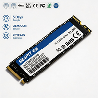 SSD interne NVMe M.2 2280 de 128 Go pour serveur d'entreprise et centre de données, 7400 Mo/s, avec protection contre les pannes de courant
