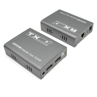 Extenseur HDMI TCP/IP Xput sur CAT5e/CAT6, jusqu'à 200 m, 1080p, télécommande IR bidirectionnelle, clavier, souris, audio et vidéo USB
