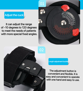 CONRIDA Upgrade compresión quirúrgica pierna Brace almohadilla de presión doble para el dolor del nervio ciático soporte de protección de rodilla - Product Image 5