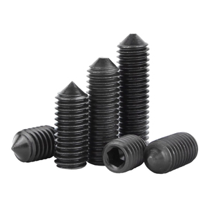 Oxit Đen kết thúc thép không gỉ không đầu hình lục giác ổ cắm Bộ vít inch Hệ thống đo lường số liệu vít điểm <span class=keywords><strong>Grub</strong></span> Bộ vít - Product Image 3