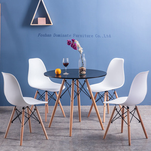 Nórdicos de madera maciza pies mesa de mesa cuadrada y mesa redonda - Product Image 3