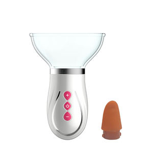 乳首吸うオナニー女性の大人のおもちゃ胸の振動マッサージオナニースティックフェラチオ舌 - Product Image 1