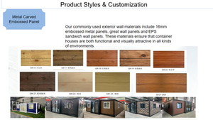 Casa Container Mobile Espandibile Impermeabile e Traspirante da 20 Piedi, Pronta per la Spedizione, con 2-3 Camere da Letto, Cucina, Soggiorno, Design Moderno e Pannelli Sandwich - Product Image 2