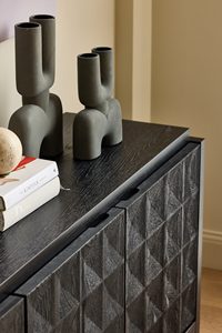 <span class=keywords><strong>Meubles</strong></span> contemporains sur mesure de haute qualité, noir mat, nouveau meuble de rangement à quatre portes en pin et chêne, <span class=keywords><strong>meubles</strong></span> en bois massif naturel - Product Image 4
