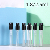1ml 1.5ml 1.8ml 2.5ml Botol Tester Parfum Kaca Mini Botol Parfum Kosong untuk Perjalanan