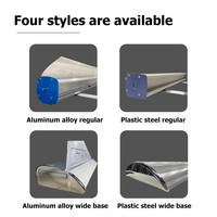 Support de bannière enroulable en alliage d'aluminium en gros pour stand de salon professionnel, en stock, robuste et rétractable