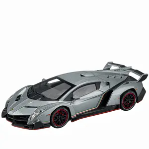 diecast model car 1:24 Rambo EVENO with sound and light pullback doors open decorate ornament supercar metal model car toys
