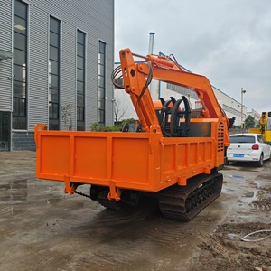 Mini transporteur de jardin Camion à chargement automatique Dumper Mini Dumper Crawler Mini Dumper à vendre - Product Image 3