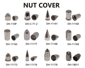 Nouveau design universel vis sur roue <span class=keywords><strong>Chrome</strong></span> écrou couvre ABS plastique <span class=keywords><strong>32</strong></span>/33mm Semi camion roue écrou couvre - Product Image 4