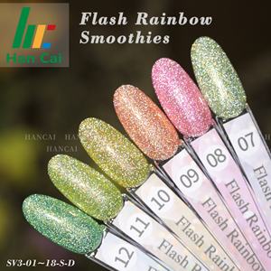 <span class=keywords><strong>Vernis</strong></span> à ongles gel <span class=keywords><strong>flash</strong></span> réfléchissant Diamond Disco <span class=keywords><strong>Vernis</strong></span> à ongles gel pailleté semi-permanent - Product Image 2