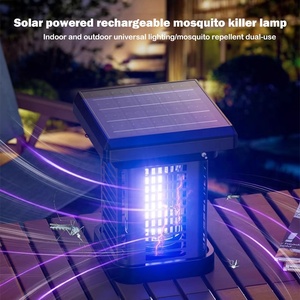 Lámpara solar antimosquitos para hogar, Patio, jardín, exterior, repelente de <span class=keywords><strong>mosquitos</strong></span>, impermeable, lámpara de descarga eléctrica - Product Image 2