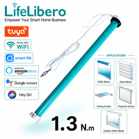 Moteur tubulaire intelligent Tuya WiFi pour stores enrouleurs 37/38 mm, rideaux électriques compatibles avec Alexa et Google Home