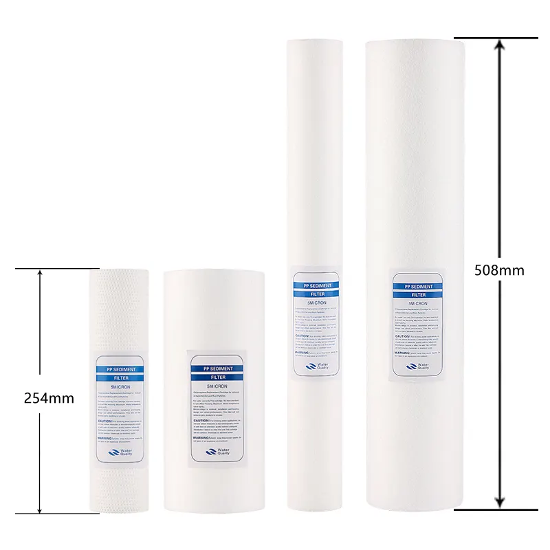 Hot Sale 5 Micron 10 Inch Pp Big Fat Melt Blown Pp Filter Cartridge Used To Remove Sand