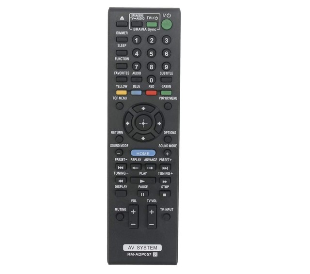 RCU Hot Sell Customized in Stock Control Unit RM-ADP057 Replace Remote Applicable for Sony DVD Blu-ray Control