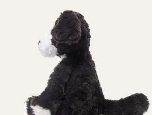 Gemütliches super weiches Border Collie Hunde plüsch Welpen spielzeug Umarmung kissen mit PP-Baumwoll füllung 24 cm Umarmung kissens pielzeug mit PP-Baumwolle - Product Image 4