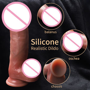 Dildo Realistico in Silicone Super Realistico con Ventosa, Pene Artificiale in Gomma, Giocattoli Sessuali per Donne - Product Image 2