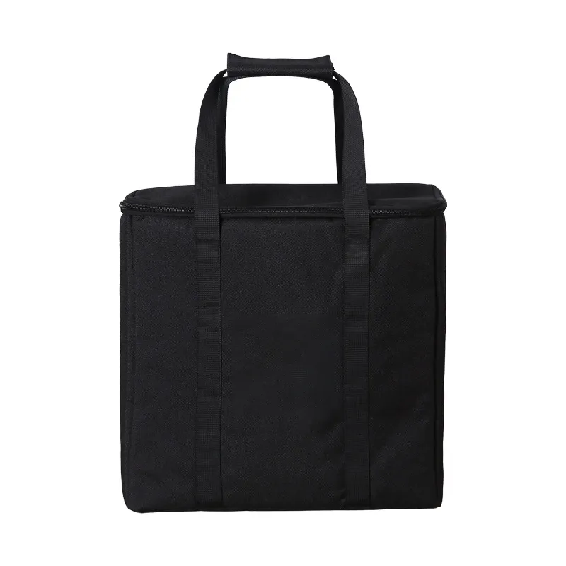 Oxford bez Tote çanta basılabilir Logo su geçirmez alışveriş reklam tek omuz termal çanta