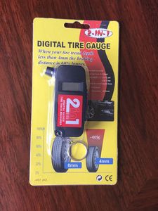 Máy Đo Áp Suất Lốp Ô Tô Kỹ Thuật Số, Máy Kiểm Tra Lốp 2 Trong <span class=keywords><strong>1</strong></span> Kỹ Thuật Số PSI Với Máy Đo Độ Sâu Rãnh - Product Image 4