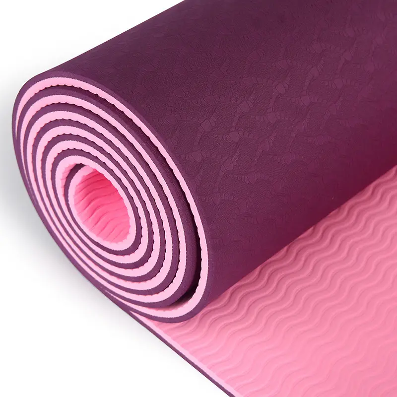 Yoga Mat Factory Supply Hersteller Großhandel Günstige Custom Print Rutsch feste PVC und TPE