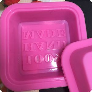 Handmade <b>Small</b> Square Soap Mold Silicone Cold Process Handmade Soap Molds - Product Image 3