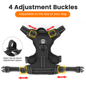 Nuovo Pettorina per Cani Estiva 2025 in Tessuto Oxford Traspirante con Telecomando, Luci LED Ricaricabili, Impermeabile e Riflettente - Product Image 6