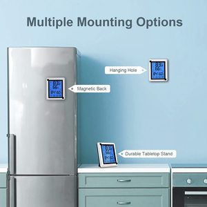 Personalizado ThermoPro profesional retroiluminación pantalla digital LCD interior estación meteorológica higrómetro termómetro indicador <span class=keywords><strong>Sensor</strong></span> de humedad - Product Image 6