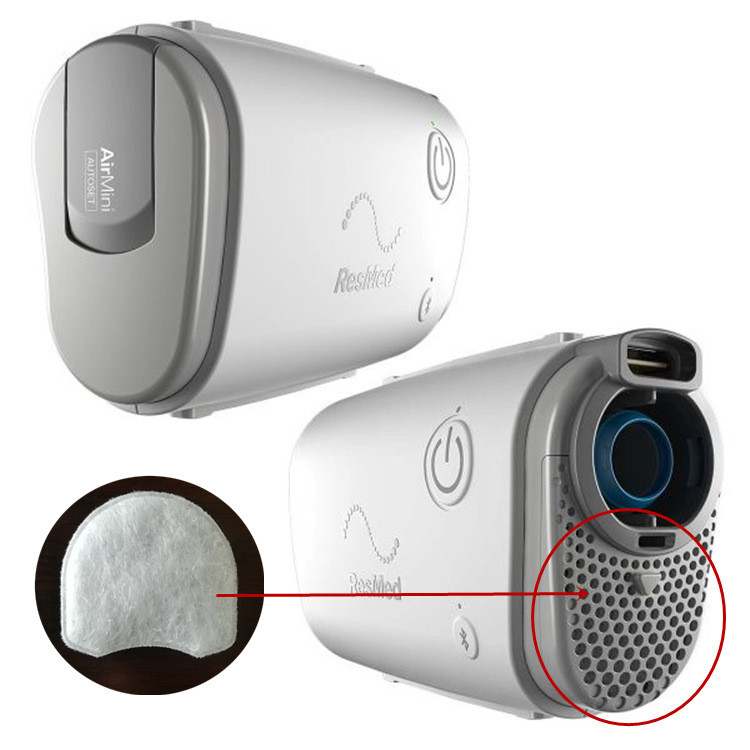 Дышащие плавкие одноразовые фильтры Airmini CPAP, устойчивы к пятнам для машины Airmini CPAP