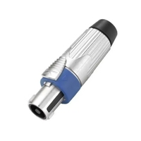 Conector XLR Macho/Hembra de 3 Pines Chapado en Oro con Código de Color para Mezclador de Audio Profesional, Micrófono, Sistema de Sonido de Escenario, Compatible con Neutrik