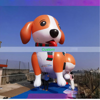 Ballon à l'hélium en PVC personnalisé OEM flotteur gonflable géant de parade de chiens pour la décoration d'événements gonflables publicitaires