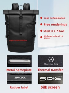 Mochila enrollable de moda KEBI para hombre, mochila de viaje de gran capacidad, bolsa para portátil, mochila para estudiantes universitarios - Product Image 5