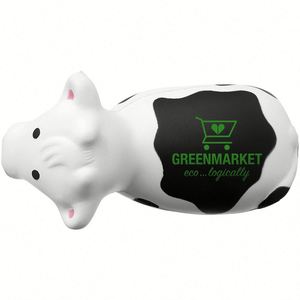 Pelota de Vaca de Dibujos Animados Blanca con Logotipo Personalizado, Juguete Antiestrés de Espuma Suave con Forma de Animal para Actividades Promocionales - Product Image 6