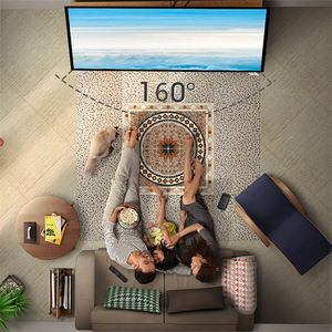 Pantalla de proyección de cine en casa portátil sin arrugas de peso ligero de 120 pulgadas trípode Simple de 2m para Noche de película de patio trasero - Product Image 2