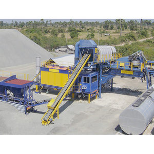 Tambour continu stationnaire 60TPH et station de mélange d'asphalte en lots à vendre - Product Image 3