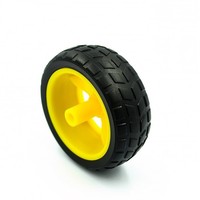 Roue en caoutchouc pour robot/voiture de patrouille à traçage de ligne, pneu de voiture intelligente, châssis, 40g, fabriqué en Chine