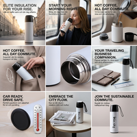 Bouteille d'eau isotherme sous vide 500 ml en SUS304 avec cordon de transport – Achat en gros sur mesure de qualité supérieure pour les professionnels haut de gamme