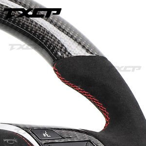 Convient pour <span class=keywords><strong>Mercedes</strong></span> benz W204 Classe C C350 C300 C280 C63 E63 G63 S63 G65 GT63 GTS GLA GLB GLC W222 W220 Volant en fibre de carbone - Product Image 6