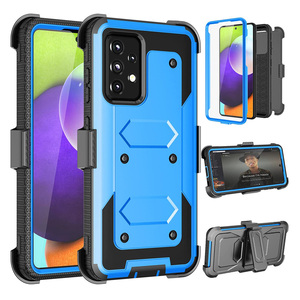 Funda de teléfono móvil <span class=keywords><strong>3</strong></span> en 1 de doble capa, protector completo con Clip para cinturón, para <span class=keywords><strong>Samsung</strong></span> <span class=keywords><strong>Galaxy</strong></span> A53, A33, A13, A73, A42, A12, A52 - Product Image 6