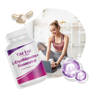 L-Ergothioneine Met Trans-Resveratrol Capsules Champignoncomplex Capsules Supplementen - Product Image 1
