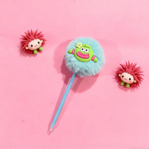 Bolígrafo de Peluche con Diseño de Boca de <span class=keywords><strong>Salchicha</strong></span> Divertida y Ojos de Monstruo, Escritura Suave, Regalo para Estudiantes, Hecho en China - Product Image 2