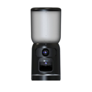 Comedero automático para gatos con cámara, alimentador inteligente para perros y gatos, alimentación programada a distancia, control por aplicación, diseño redondeado desmontable - Product Image 2