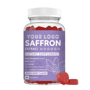 Zafferano Gummies Premium a base di erbe integratori di supporto dell'umore promuove il rilassamento positivo Stress alleviare l'equilibrio emotivo - Product Image 6