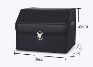 Caja de almacenamiento de coche, caja de almacenamiento de maletero, caja de accesorios de vehículo, caja plegable de cuero - Product Image 2