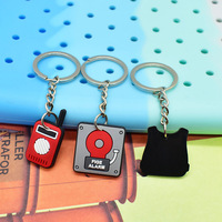Porte-clés Pendentif Pompier en PVC Dessin Animé 911, Vente en Gros, Logo Personnalisé, Breloque de Sac, Souvenir, Petit Cadeau DIY, Ornement