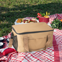 Stock prêt sac de rangement en tissu Oxford de grande capacité sac à main de camping en plein air sac à bandoulière avec fermeture à glissière