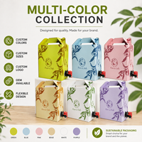 Emballage personnalisé pour vin et cocktails 1L, sac Bag-in-Box, plastique de qualité alimentaire, résistant à l'humidité, avec bec verseur, fonction aseptique